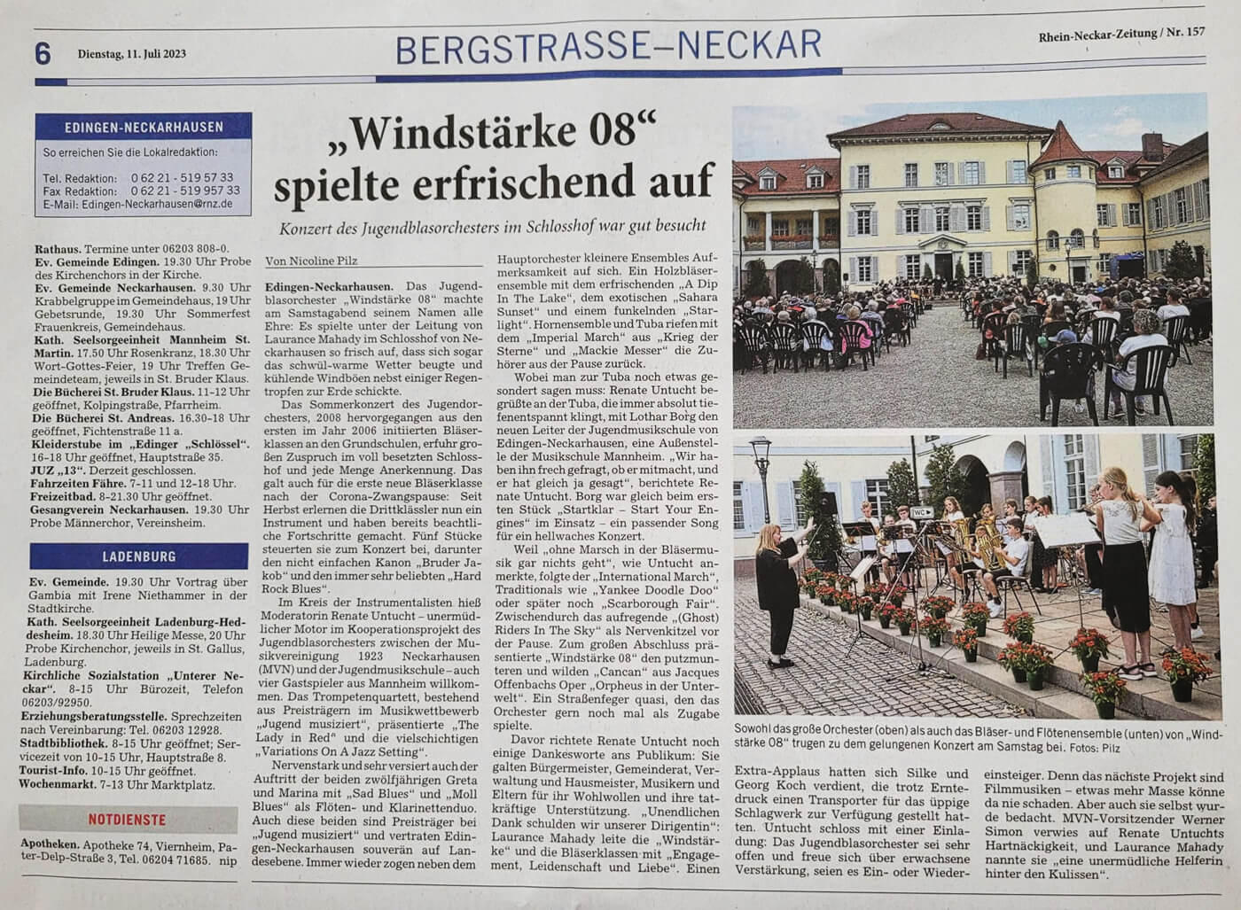 Windstärke 08 spielte erfrischend auf